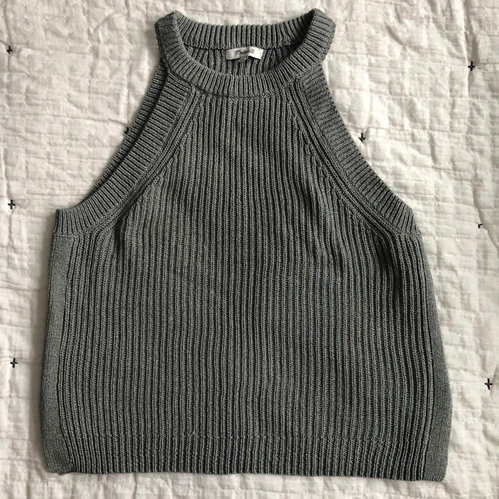 NWT Madewell knit halter sweater tank